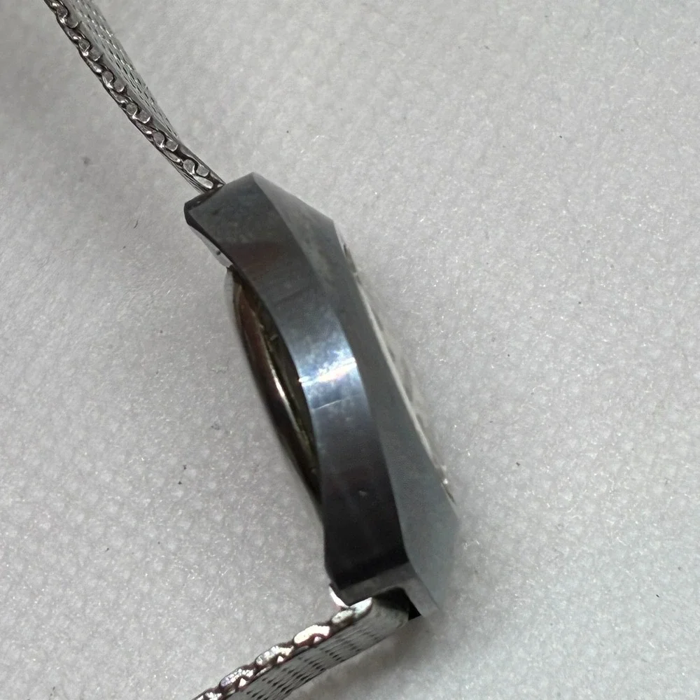 Rado DiaStar Vintage Ladies Hand Winding Watch Silver Sunburst Dial-For PARTS!